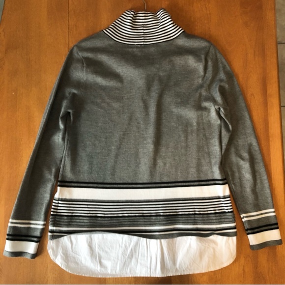 San Francisco Mockneck Striped Sweater - Picture 5 of 12